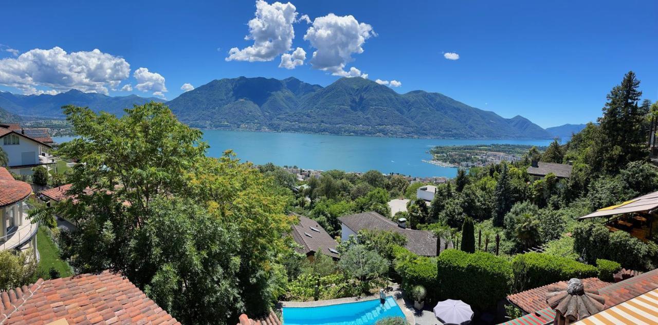 Boutique Hotel Albergo Brione Minusio Exterior foto
