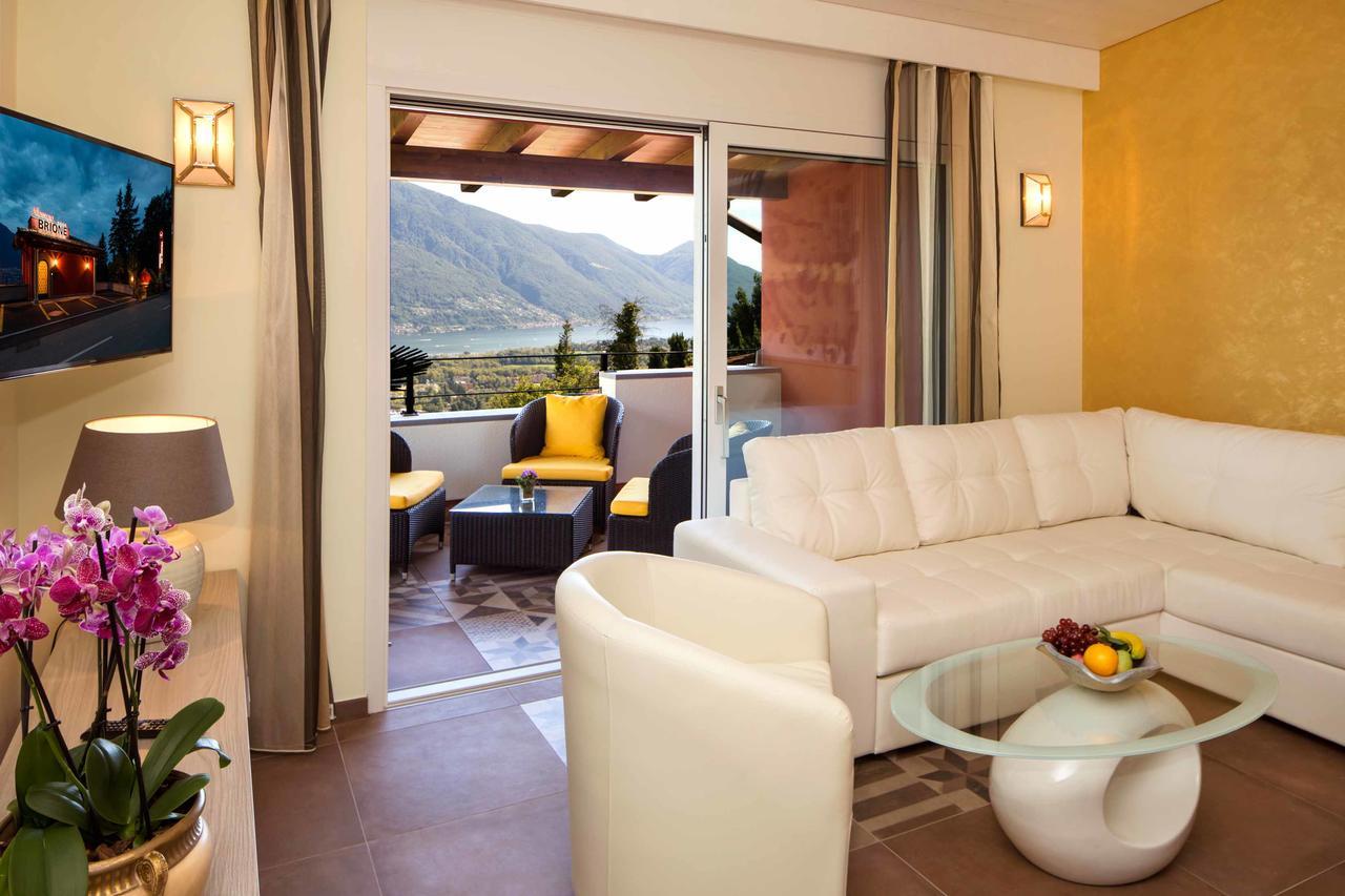 Boutique Hotel Albergo Brione Minusio Exterior foto